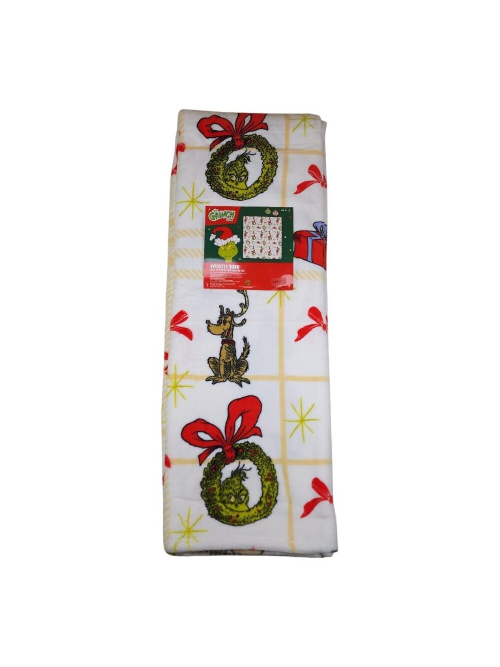 The Grinch Oversized Christmas Throw Blanket 60x70 Inches Fleece Holiday Gift